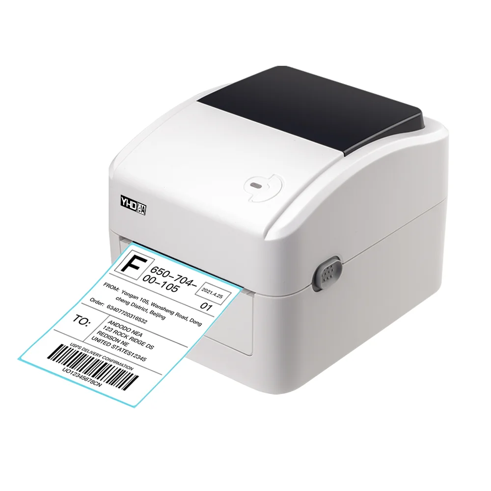 

Smart mobile App control 110mm Thermal Label printer 4*6 inch Express label printer Drop Shipping suitable for business owner.