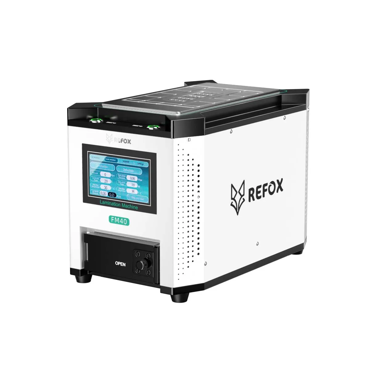 REFOX-FM40 Ламинатор 5 в 1 для ремонта изогнутых и плоских экранов 7 дюймов Встроенный