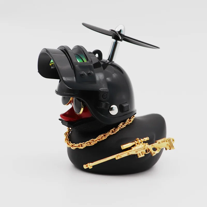 

Милая резиновая утка, игрушечная машина, украшения, желтая утка, украшения для приборной панели автомобиля, велосипедные гаджеты с пропеллером, шлем, автомобильные аксессуары