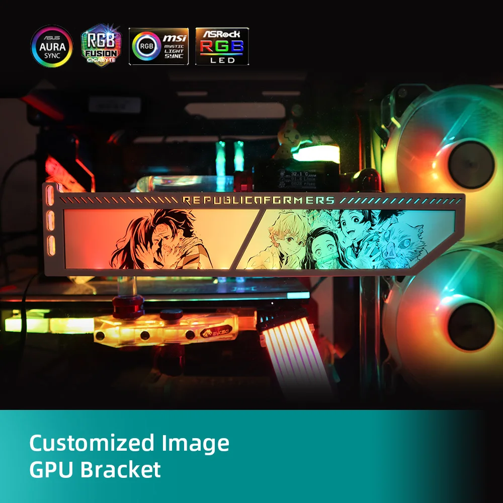 Держатель для графического процессора &quotсделай сам&quot гибкая видеокарта