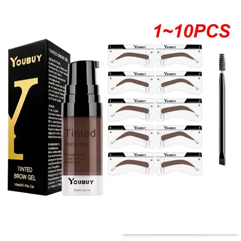 

1 ~ 10 шт. естественные и простые в использовании натуральные брови для путешествий дружественная Водонепроницаемая формула долговечная водостойкая