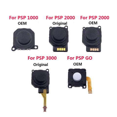 1-5 шт. для PSP GO 3D рокер аналоговый джойстик для PSP 1000 2000 3000 JoyStick кнопка сенсорный модуль запасная часть