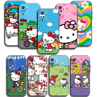 hello kitty 2022 phone cases for xiaomi redmi note 10 10 pro 10s 10 5g coque funda back cover soft tpu