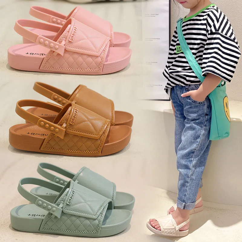 

Children's Sandals In Summer Bedroom Unisex Cheap Slippers Fashion Kid's Girls' Shoes And Slippers Cute Wearing Anti-slip