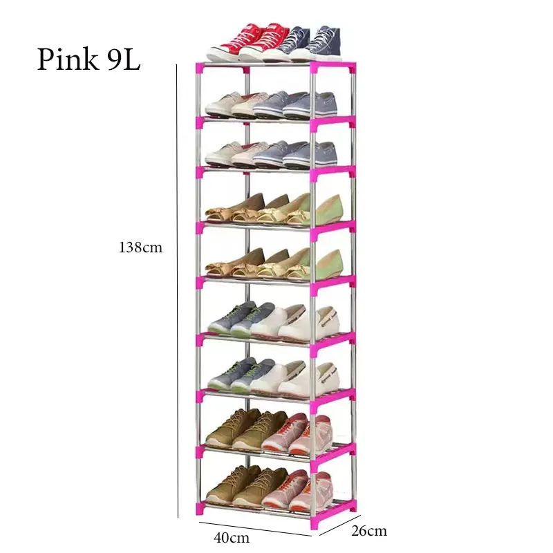 

Shoe Rack Multi-layer Simple Shoes Organizer Saving Space Home Dorm Entryway Shoes Storage Shelf Removable Shoe Cabinets