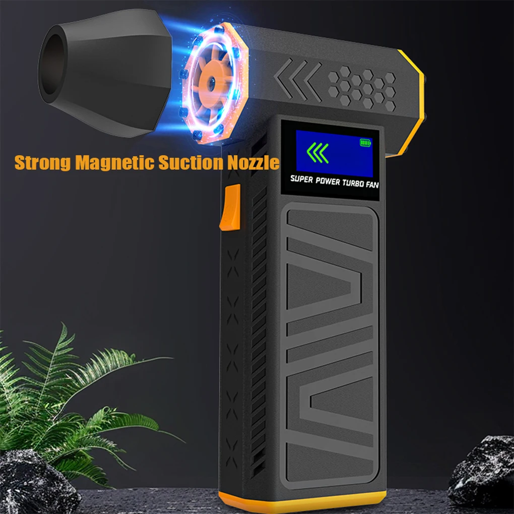 2 в 1 мини-цветной экран аккумулятор дисплей струйный вентилятор вакуумный