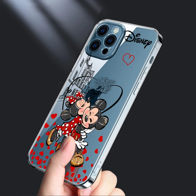 Прозрачный чехол для Apple iPhone 15 14 13 12 11 Mini XS XR X Pro MAX 8 7 6 Plus SE 2020