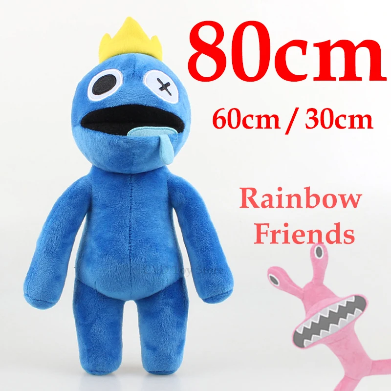 30CM Rainbow Friends peluche bambola Kawaii gioco bambola di ruolo mostro blu peluche animali bambini peluche bambola regali di natale