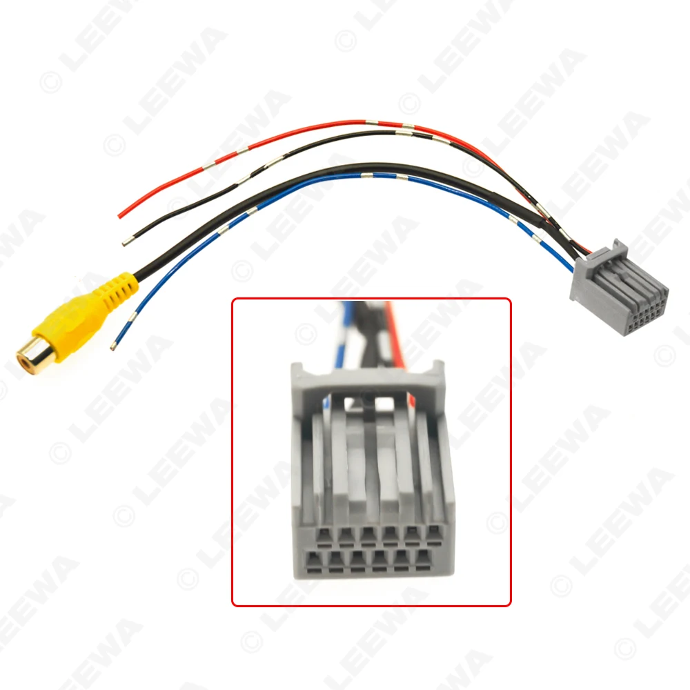 

LEEWA 1 шт. OEM адаптер для удержания камеры заднего вида для Mitsubishi Lancer Sportback 2009 ~ 2015 с 12-контактным разъемом # 7911