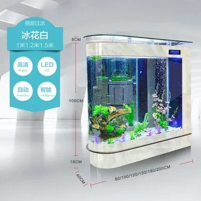 Аквариум аквариум большой рыбный шар 1 5 м разделение экологичное стекло