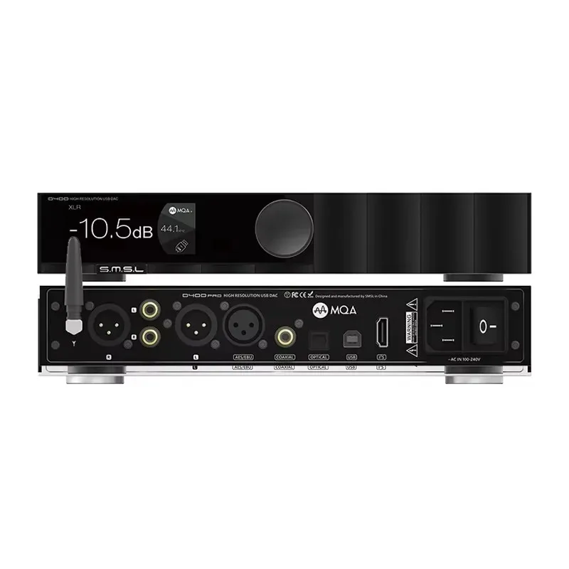 Фото SMSL D400 PRO D400PRO Цифровой декодер Dac Audio Hifi AK4499EX+AK4191EQ MQA Музыка 32 бит 768 кГц DSD512 Bluetooth Высокое разрешение №3