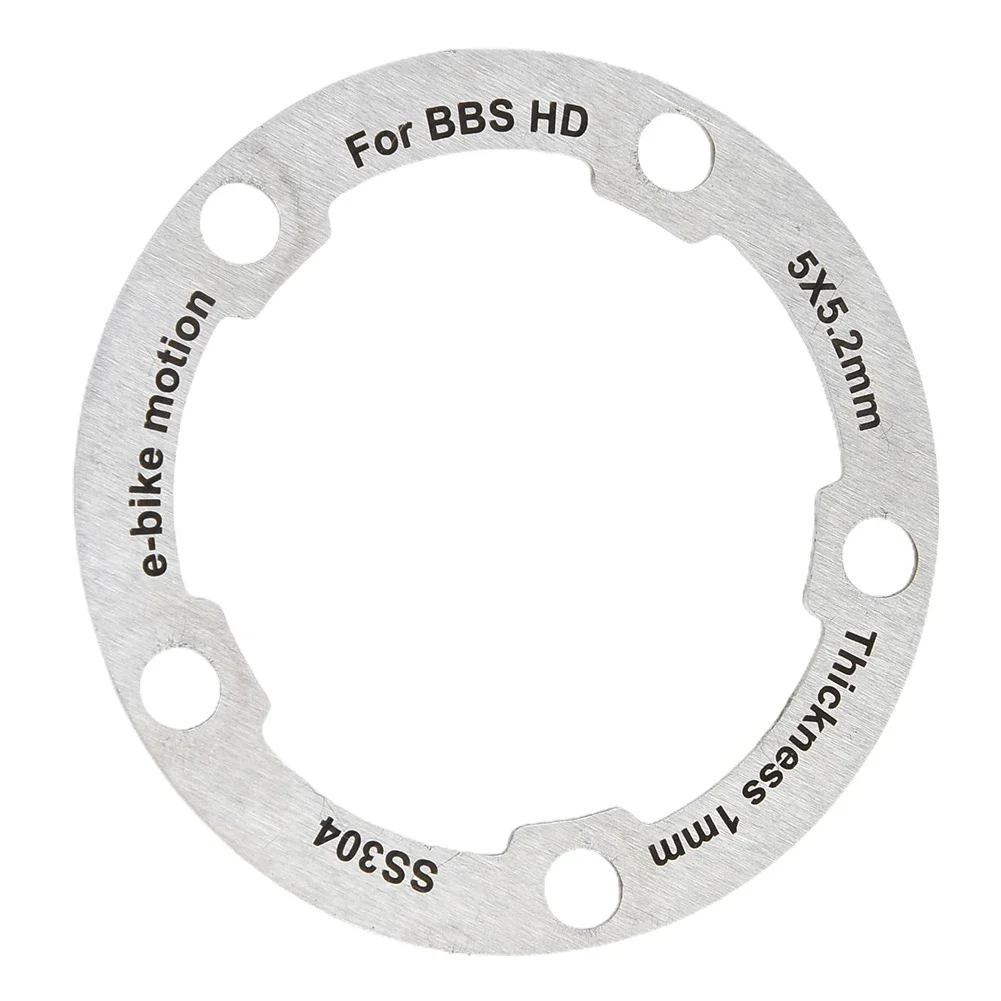 Шайба ChainRing 1 шт. Алюминиевый сплав Замена деталей электронного велосипеда 58x58x1 мм