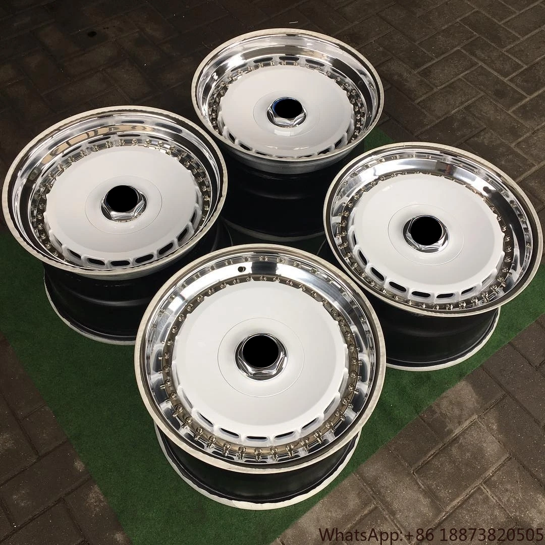 Фото Кованый 3-х предметный 5X120 для BMW E30 M3 E60 535I E24 M6 E36 F82 E28 E46 F82 M4 Колеса 15 16 17-дюймовый автомобильный диск из сплава на заказ №1