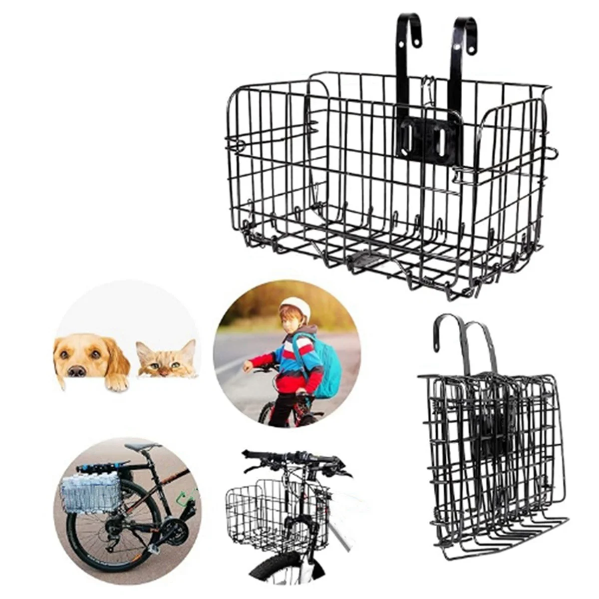 Складная задняя корзина для велосипеда горный велосипед со смелой корзиной на