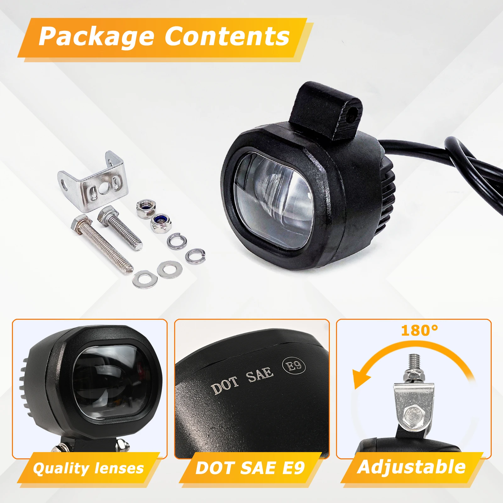 Универсальный мини-светодиодный сигнальный светильник для вилочного погрузчика