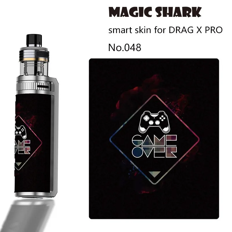 Чехол-наклейка с мультяшным аниме кролик свинка пленка для Voopoo Drag X Pro чехол -