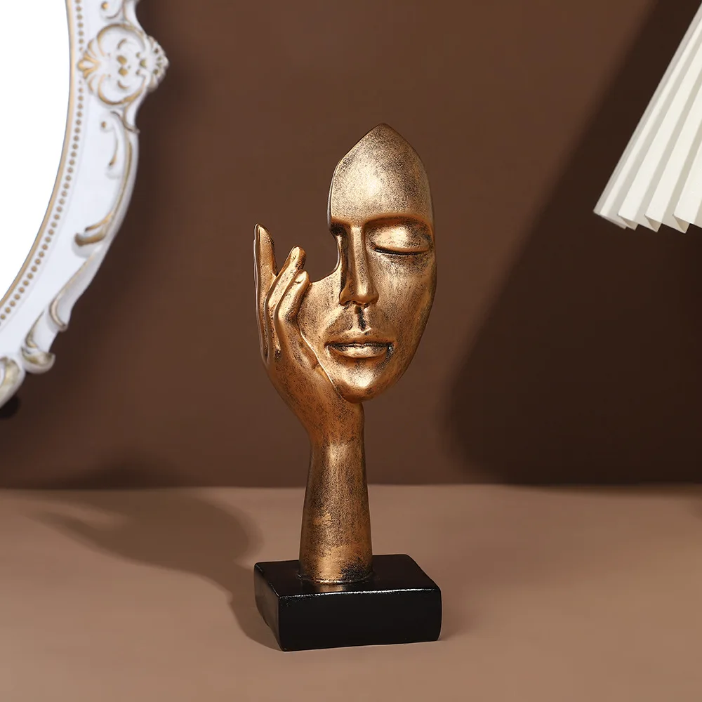 Домашний декор статуя абстрактная смола настольные украшения скульптура