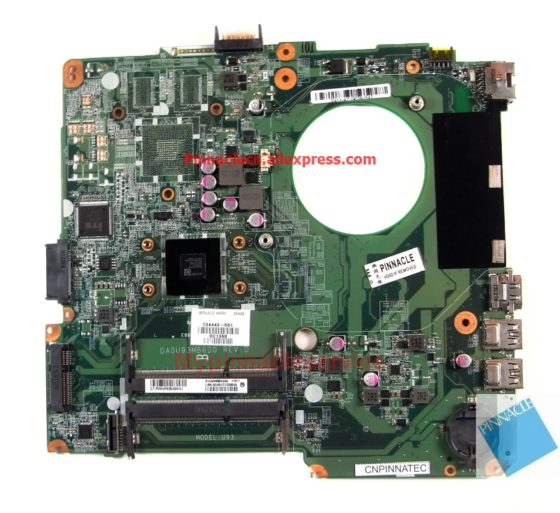 

734443-501 A4-5000 Motherboard for HP Pavilion TOUCHSMART 14-N DA0U93MB6D0