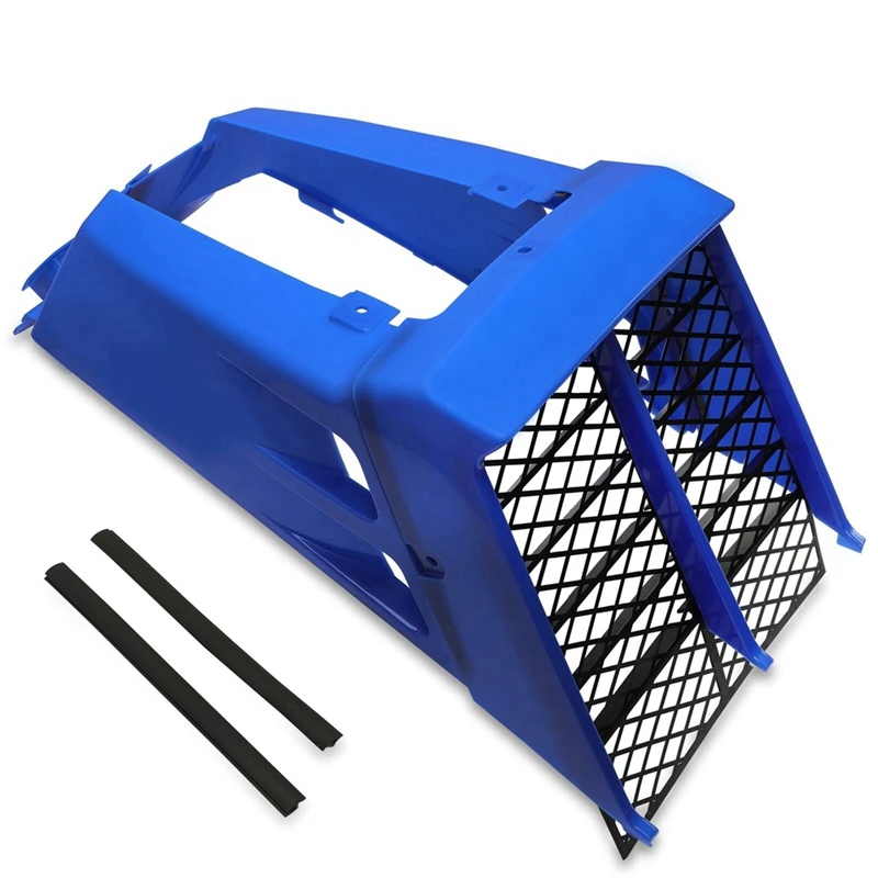 Синяя крышка радиатора и боковая резервуара для Yamaha Banshee 350 YFZ350 1987-2006