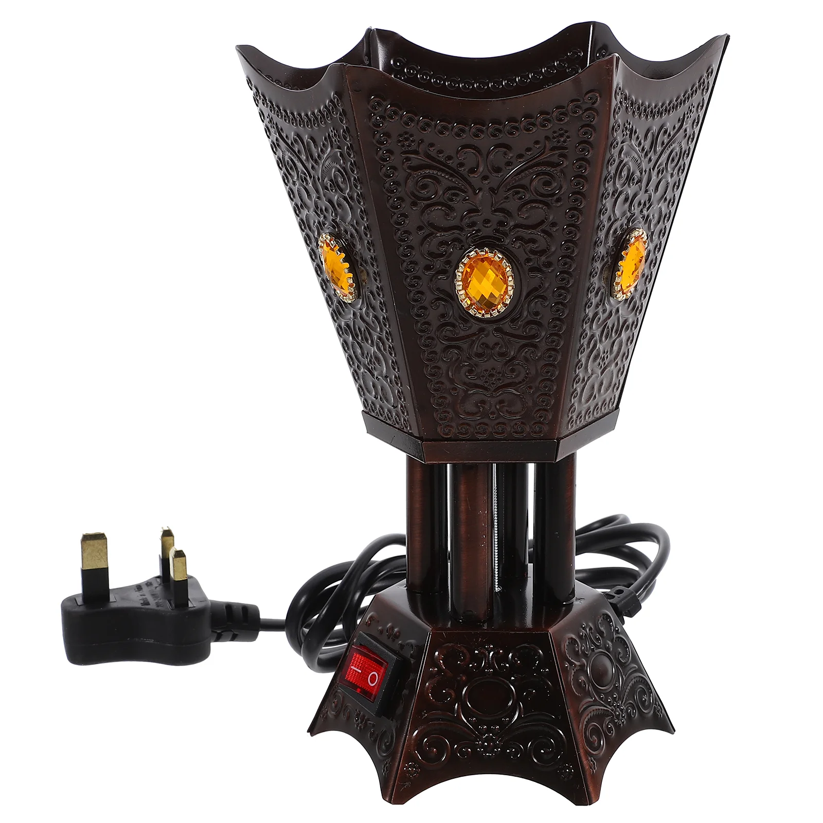 Электрическая курильница декор подключаемый аромат бытовой металлический