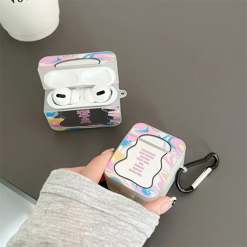 

Mirror Surface Colorful Apple AirPods 1 2 3 Pro Case Cover IPhone Bluetooth Earbuds Accessories Airpod Case Air Pods Case