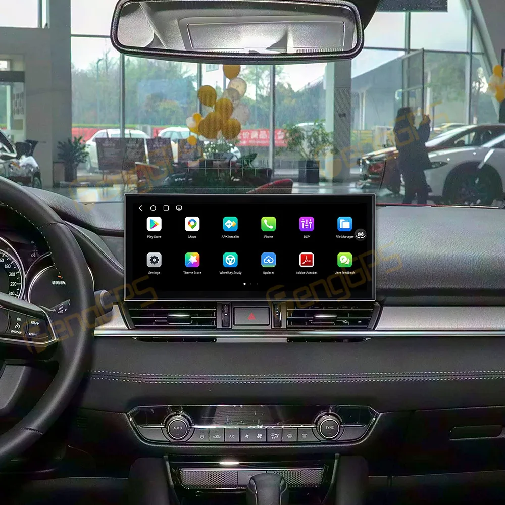 Фото 15,8-дюймовый автомобильный радиоприемник Android 15 с CarPlay для Mazda 6 2020-2022, сенсорный экран, мультимедийный плеер, GPS-навигация, головное устройство, DSP Auto №4
