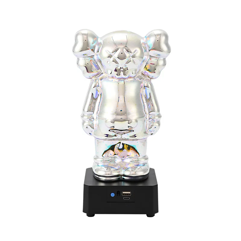 Новый гальванический жестокий медведь Bluetooth-динамик жидкий креативное украшение