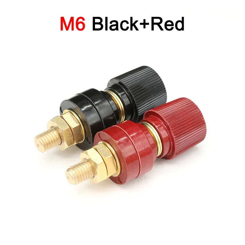 

Медные клеммы M5/M6/M8/M10 черные и красные