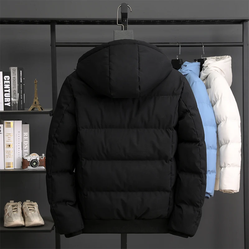 Winter cotton padded jacket for men, Korean fashion, slim and thickened short coat, cotton padded jacket, handsome winter coat,
