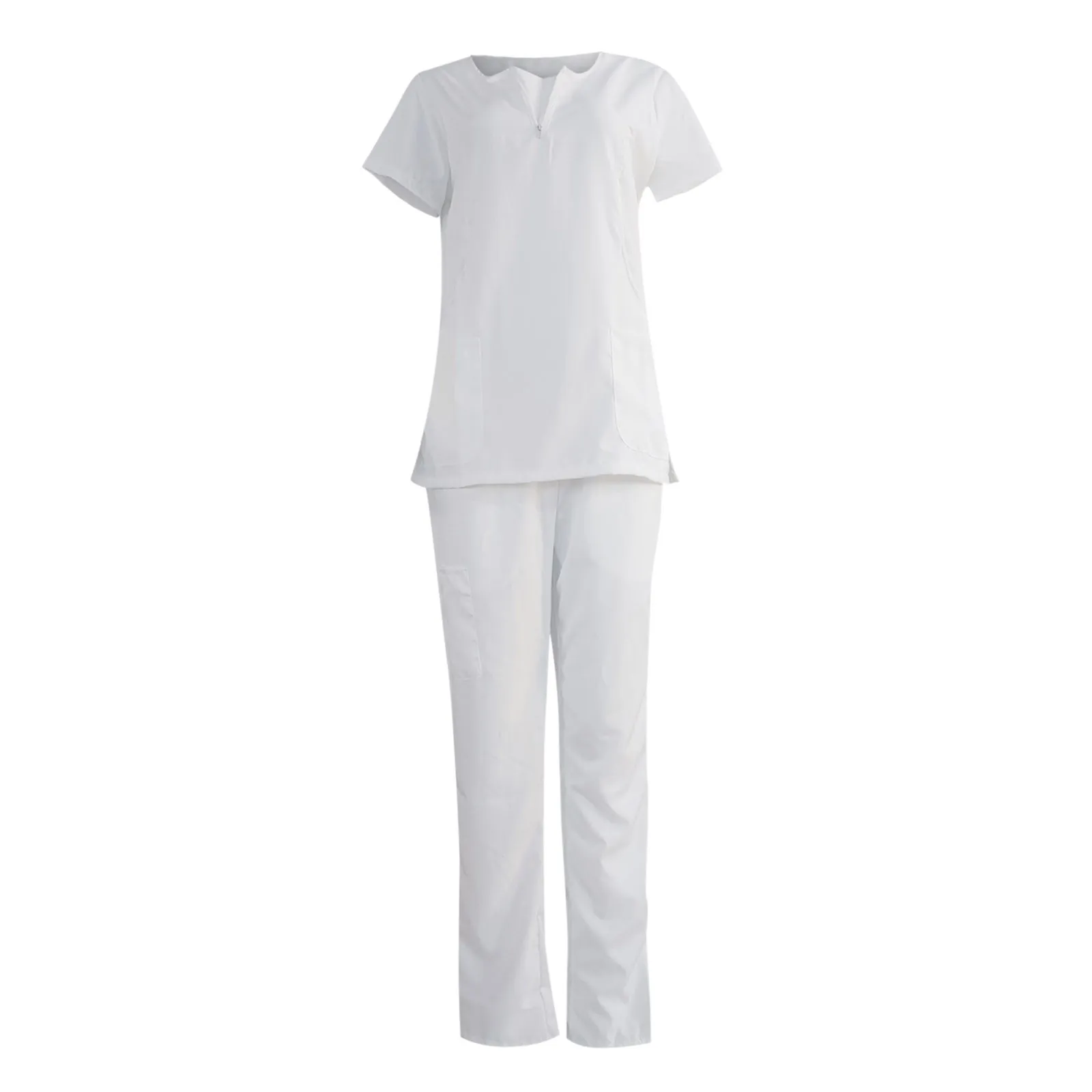 Униформа унисекс топ и брюки для кормления женский мужской однотонный хлорный