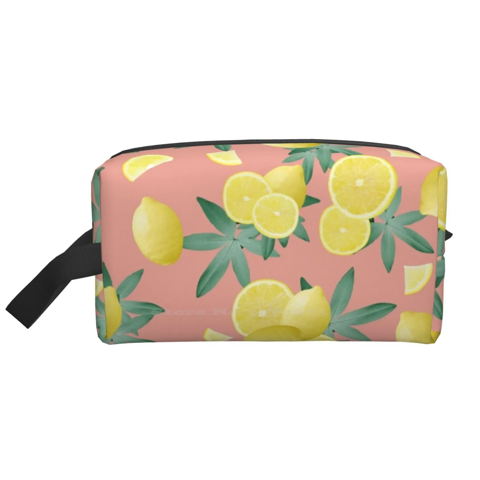 

Лимон твист Vibes #2 # тропический # фрукт # Декор # арт Путешествия Портативная сумка молния хранение большой размер цвет коллаж, рисунок зеленый