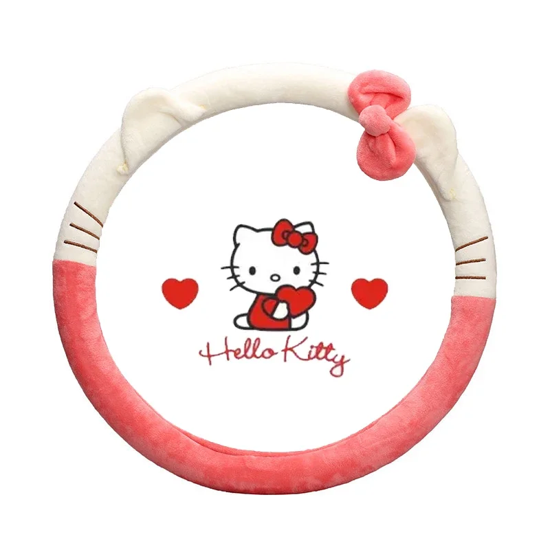 Чехол для руля Hello Kitty дышащий нескользящий теплый 37-38 см