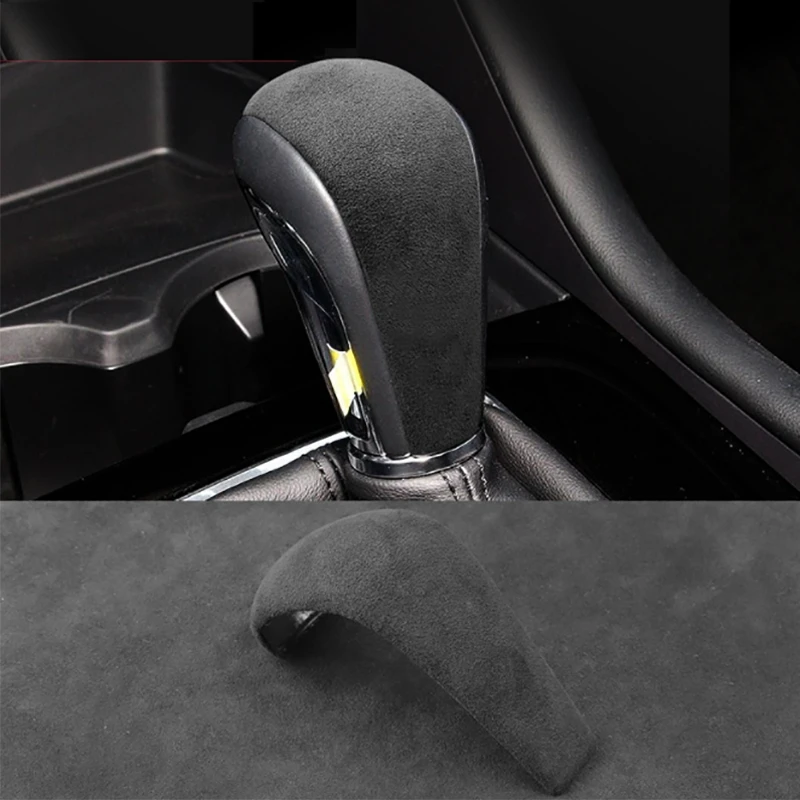

Suede Accessories for Mazda 3 Axela CX30 CX-30 2020 2021 Gear Shift Knob Cover Protector Trim Gear Head Decor Patch