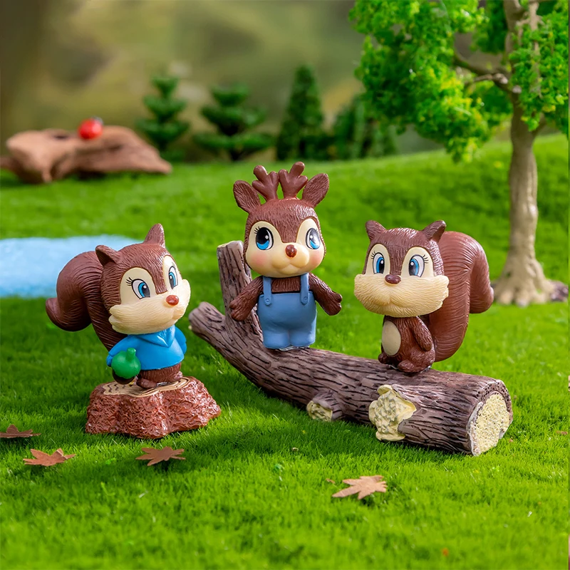 1 шт. миниатюрные фигурки героев мультфильма оленя белка