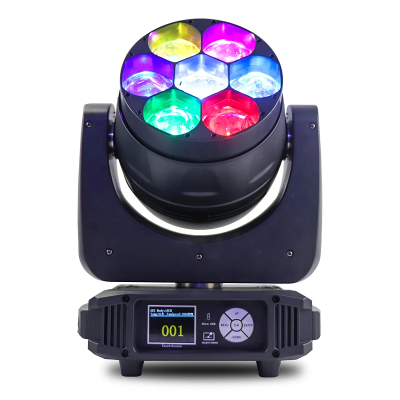 

Новый супер 7x40w pixel zoom beam wash led сценический светильник с подвижной головкой