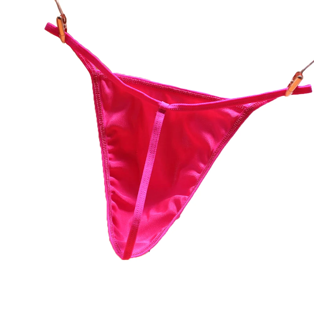 Мужские трусы стринги с заниженной талией Т-образный вырез сексуальное бикини