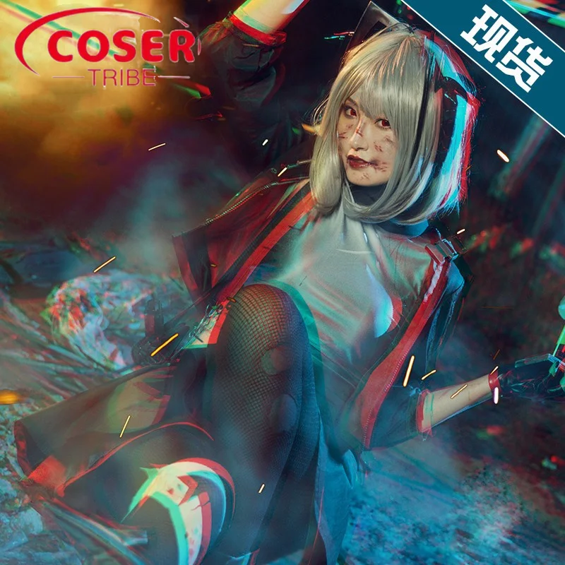 

COSER TRIBE Anime Game Arknights W Halloween Carnival Role CosPlay Costume Complete Set