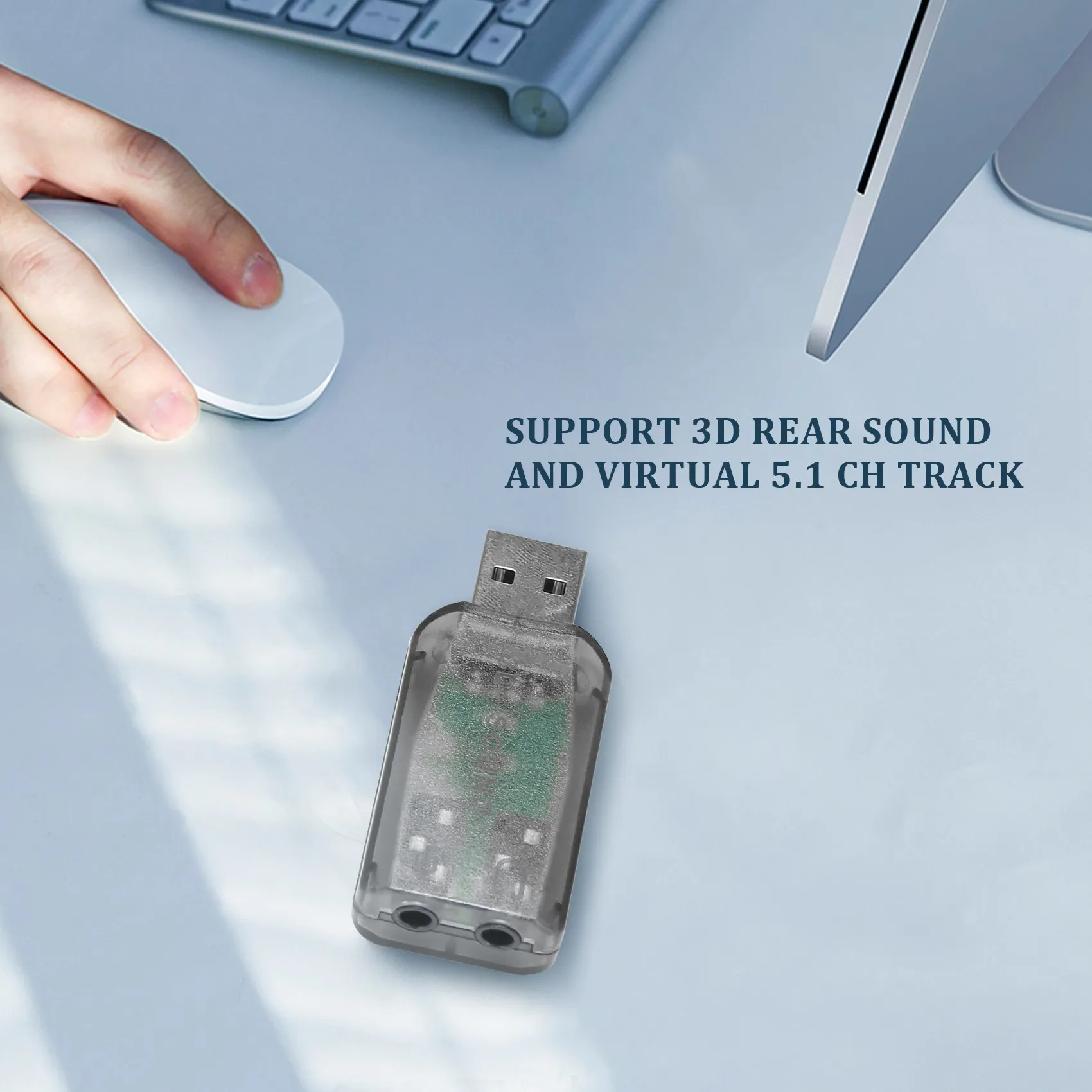 USB для 3 5 мм микрофона Разъем наушников стереогарнитура 3D Звуковая карта аудио