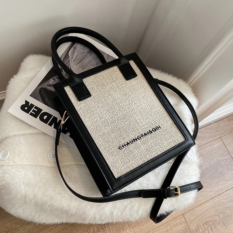 

Роскошная женская сумка-тоут, простая зимняя трендовая брендовая сумка через плечо 2021, женская дизайнерская сумка через плечо из искусстве...