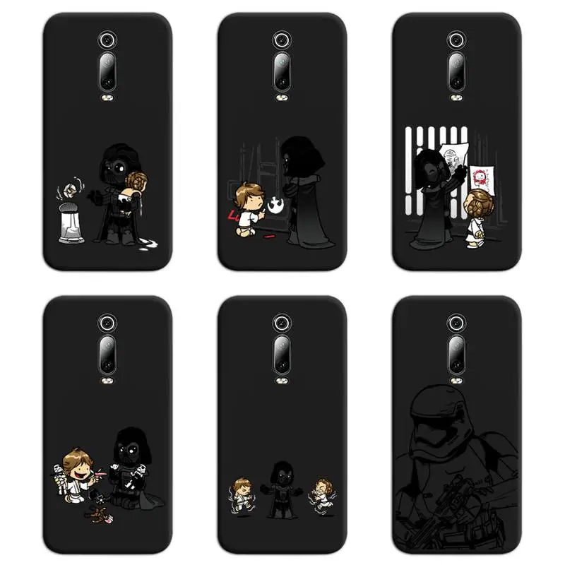 

Cute Star Wars Phone Case For Redmi 9A 8A 7 6 6A Note 10 9 8 8T Pro Max Redmi 9 K20 K30 K40 Pro