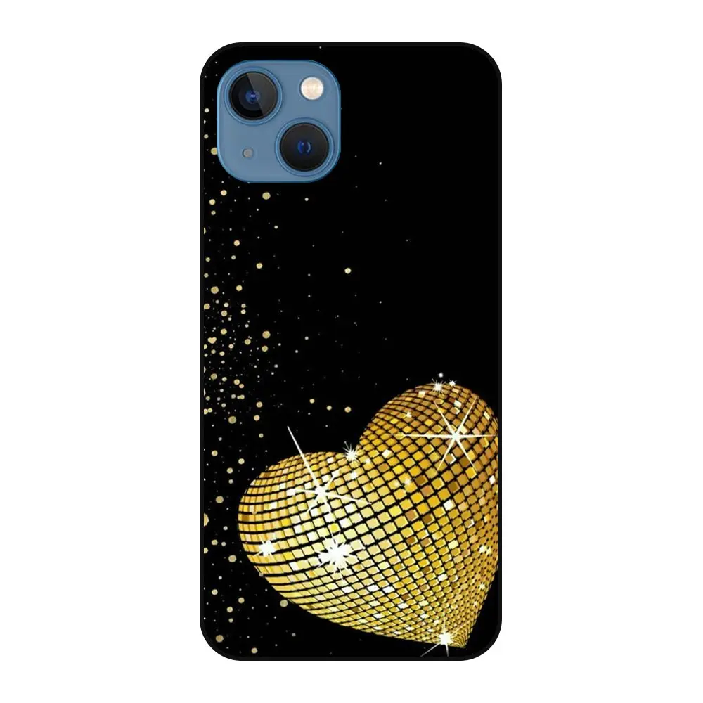 Чехол для iPhone 13 с рисунком цветов Защитные чехлы телефонов Apple мягкий чехол