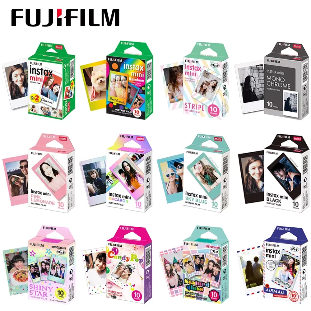 

Fujifilm Instax Mini Film Optional Photo Frame 10-100 sheet Photo Paper For Instax Mini 11 9 Instant 70 90 LiPlay Film Camera