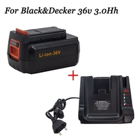 real capacity 36v 3000mah li ion replacement battery for blackdecker 36v lithium bater%c3%ada with bms max lbx2040 cordless tools