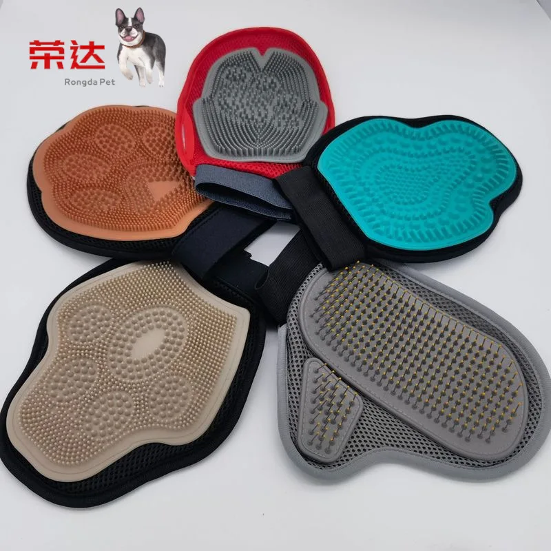 

New Dogs and Cats Supplies Gloves Pet Massage Bath Brush Rubber Variety Pet Brushing Multifunctional