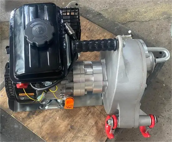 Новый тип газовой портативной лебедки с функцией автоматической остановки