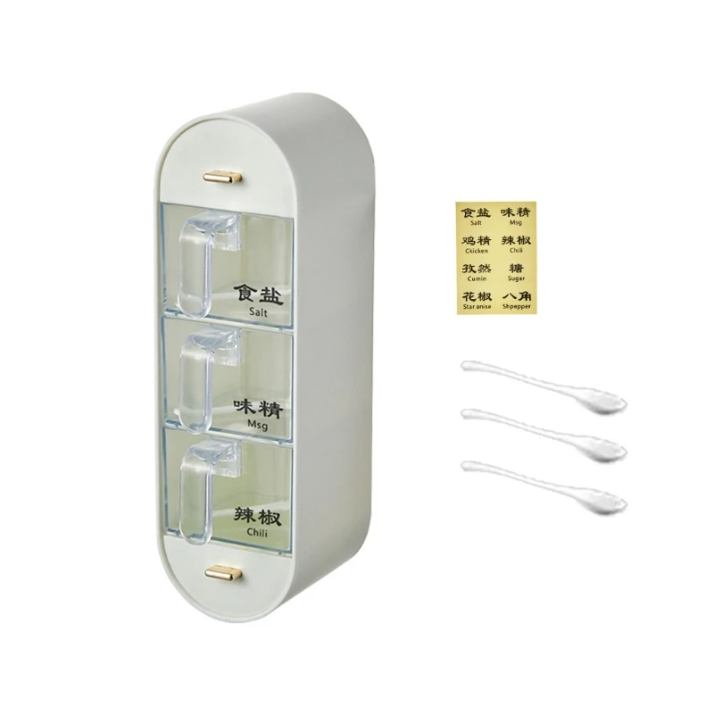 

Wall Mounted Condiment Box Draw Pull Organizer Accessory Supplies for Bathroom Bedroom Dormitory Decor