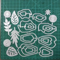 metal cutting dies 916 pcs flower leaf set for diy scrapbooking album embossing paper cards decorative crafts