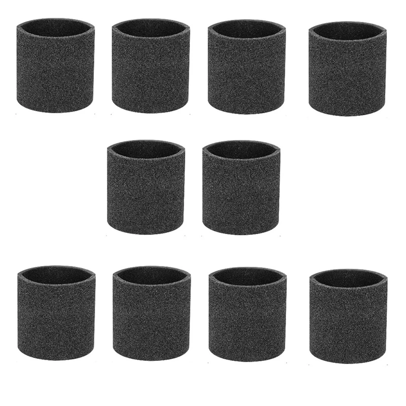 

10Pcs Foam Filter Sleeve For Shop Vac 90304 90585, Replacements For Shop Vac Filter, Craftsman Wet Dry Vac Filter