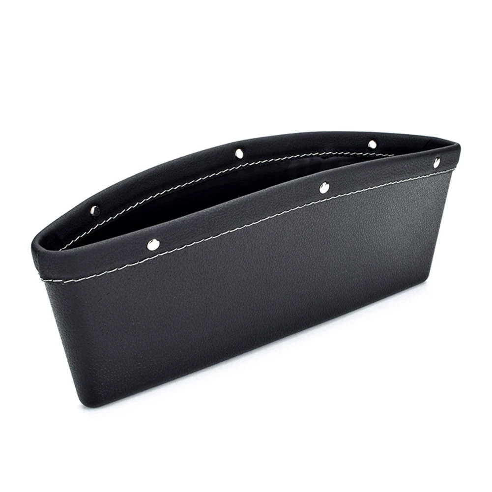 

Car Seat Seam Storage Box Console Gap Filler Side Leather Organizer Pocket Four Colors Optional Car Interior Supplies