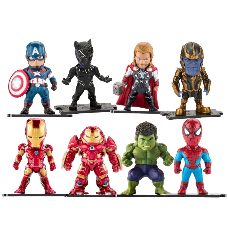

New Marvel Avengers 3 Infinity War Movie Anime Superhero Captain America Iron Man Hulk Thanos Thor Movable Doll Toy Kid Gift